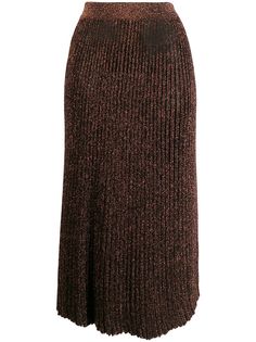 Michael Kors Collection плиссированная юбка с блестками