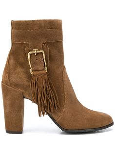 Tods ботильоны с бахромой Tod’S