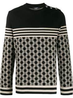 Balmain джемпер с монограммой