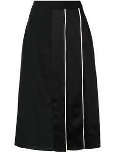 Givenchy юбка миди со вставками