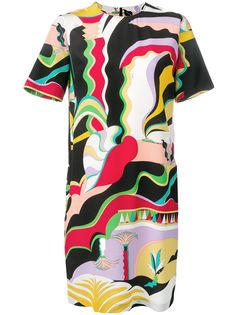 Emilio Pucci платье в стиле колор-блок