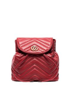 Gucci стеганый рюкзак Marmont