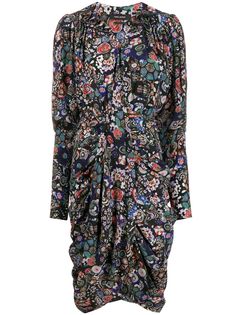 Isabel Marant платье-рубашка с цветочным принтом