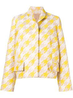 Marni куртка в ломаную клетку