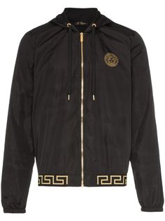 Versace худи с орнаментом Greek Key