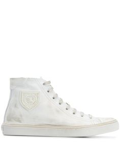 Saint Laurent хайтопы с логотипом