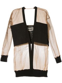Uma Wang куртка с контрастными вставками
