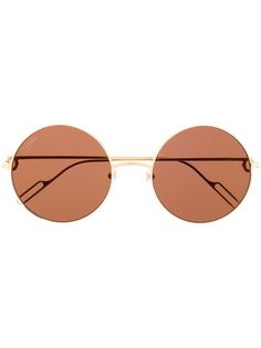 Cartier Eyewear солнцезащитные очки в круглой оправе