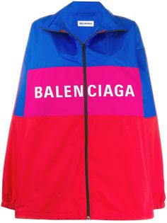 Balenciaga куртка на молнии с логотипом