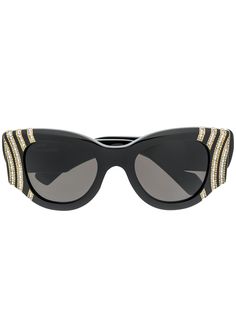 Balenciaga Eyewear декорированные солнцезащитные очки Paris