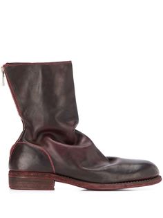 Guidi ботинки со складками