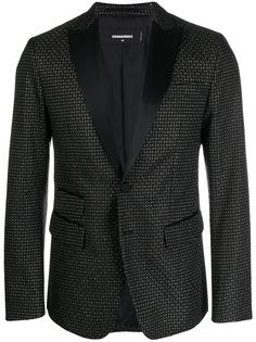 Dsquared2 блейзер London с геометричным узором