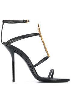 Saint Laurent босоножки Cassandra 100