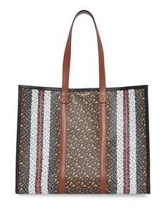 Burberry сумка-тоут с монограммой