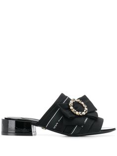 Dolce & Gabbana мюли с открытым носком и бантом