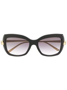 Cartier Eyewear солнцезащитные очки в массивной оправе