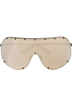 Rick Owens солнцезащитные очки-авиаторы с заклепками