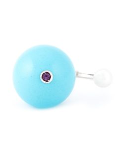 Delfina Delettrez Кольцо Stone Edge Piercing