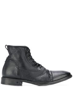 John Varvatos ботинки с эффектом потертости
