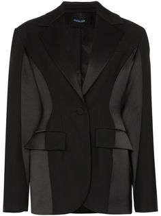 Mugler приталенный пиджак