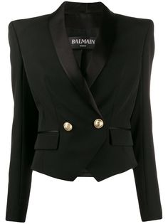Balmain двубортный блейзер