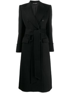 Dolce & Gabbana пальто миди с поясом