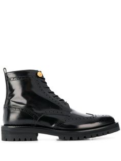 Versace ботинки с брогированием
