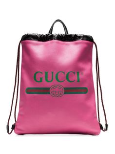 Gucci рюкзак с принтом логотипа