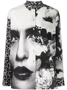 Paul Smith рубашка свободного кроя с принтом