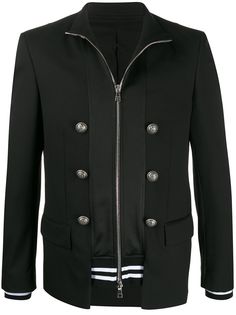 Balmain многослойный бомбер