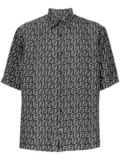 Fendi рубашка с логотипом FF