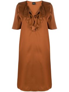 Aspesi платье с оборками на воротнике