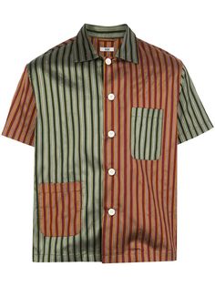 Bode рубашка в полоску