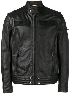 Diesel байкерская куртка со съемными рукавами