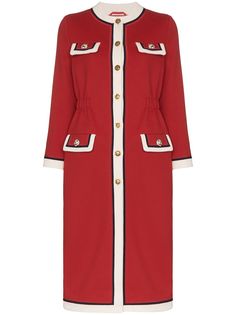 Gucci пальто без воротника
