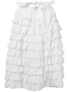 Dolce & Gabbana юбка миди с оборками