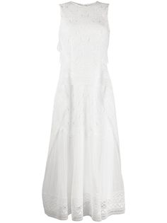 Alberta Ferretti платье с вышивкой