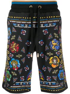 Dolce & Gabbana спортивные шорты с принтом Charlemagne