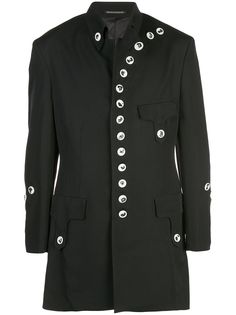Yohji Yamamoto куртка на пуговицах в стиле милитари