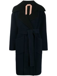 Nº21 пальто оверсайз с поясом