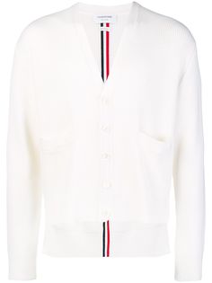 Thom Browne кардиган прямого кроя с полосками
