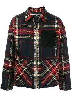 McQ Alexander McQueen клетчатая куртка-рубашка