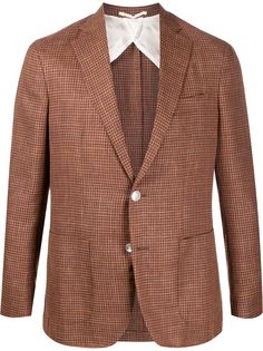 Barba пиджак в ломаную клетку