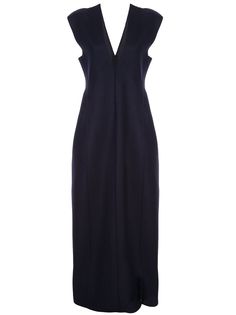 Jil Sander платье без рукавов с V-образным вырезом