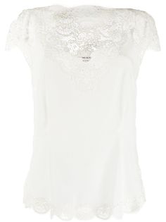 Ermanno Scervino блузка с V-образным вырезом