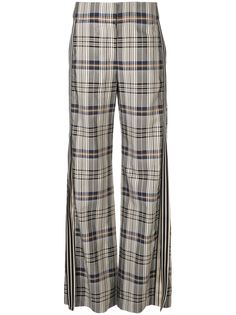 Monse брюки в клетку с лампасами