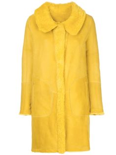 Sylvie Schimmel однобортное пальто с флисовой подкладкой