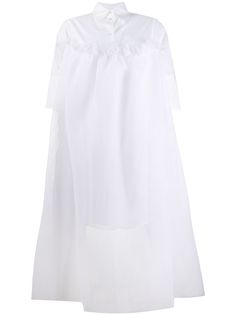MM6 Maison Margiela платье-рубашка со сборками