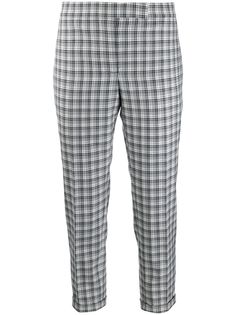 Thom Browne брюки строгого кроя в клетку гингем