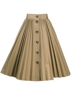 RedValentino плиссированная юбка миди